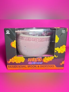 Naruto Shippuden Ramen Bowl Set w/ Spoon & Chopsticks CultureFly